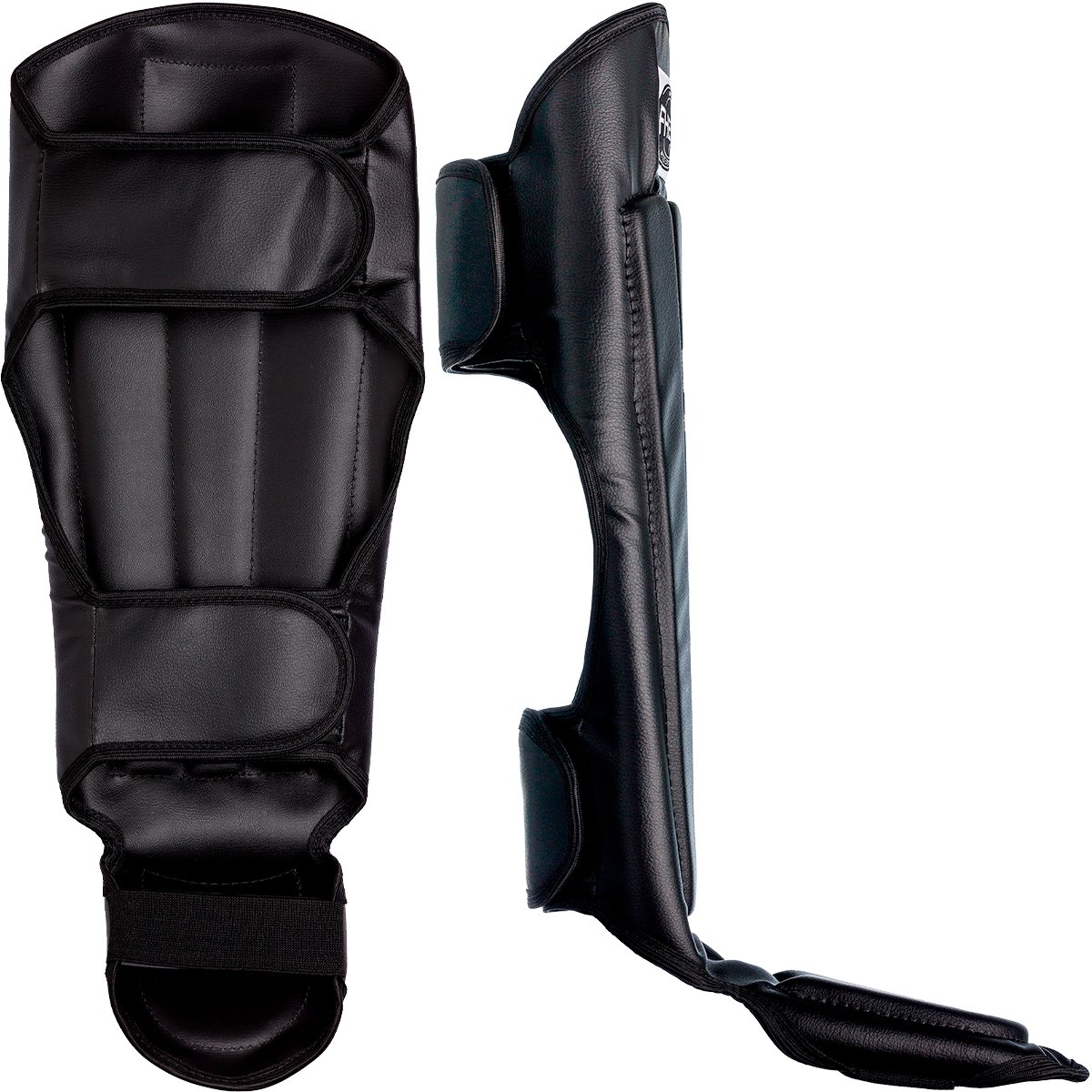 Kit Muay Thai Luva Bandagem Caneleira Top Bucal Preto 08oz - 8