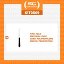 Ver imagem 2 de KIT - 60 Facas para Churrasco Leme Com Lâmina em Aço Inox 4 POL Cabo Preto FPBAG - Tramontina