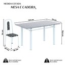 Ver imagem 3 de Conjunto Sala de Jantar com 6 Cadeiras Lívia