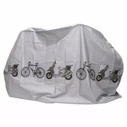 Capa de Chuva para Bicicleta e Scooter 100% Impermeável - Cinza - Tamanho - 1