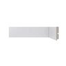 Rodapé de Poliestireno 5cm Santa Luzia Moderna 473 Branco 50mm x 16mm x 2400mm - 1