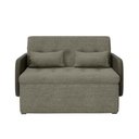 Ver imagem 1 de Sofá Cama 2 Lugares Casal 1,30 Mts Pompeia Sissy Matrix Cor:granada Bege Marrom Claro