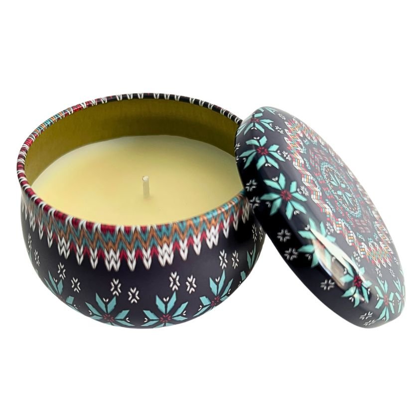Vela Perfumada Lata Floral Du Chapéu - 3