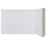 Rodapé de Poliestireno 15cm Santa Luzia Inova 518 Branco 150mm x 16mm x 2400mm - 1