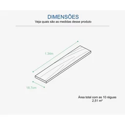 Piso laminado clicado Durafloor New Way carvalho york Caixa c/ 2,51m² - 2