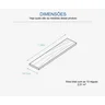 Piso laminado clicado Durafloor New Way carvalho york Caixa c/ 2,51m² - 2