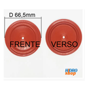 Ver imagem 3 de Diafragma Membrana em Silicone Aquecedor Cumulus 16lt Antigo D66,5 Mm - Vds665sr