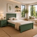 Ver imagem 1 de Cama Solteirão Madeira Maciça - Ecoconfort Verde