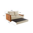 Ver imagem 4 de Sofa Cama para Sala de Estar 159cm x 92cm Anis