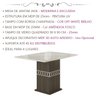 Conjunto Para Sala de Jantar J00356 Amendoa OffW Capuccino PLN - 5