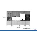 Ver imagem 2 de Kit Modulado MGM 6 Peças Divina CZ611 Cinamomo/Titanium