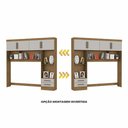 Ver imagem 6 de Guarda Roupa Modulado Paris 4 Portas 2 Gavetas Cinamomo-Off White MDP Carioca Móveis