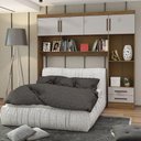 Ver mais imagens de Guarda Roupa Modulado Paris 4 Portas 2 Gavetas Cinamomo-Off White MDP Carioca Móveis