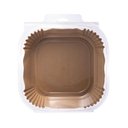 Ver imagem 5 de Cj 50 Formas de Papel Descartável P/ Air Fryer 16x16x4,5