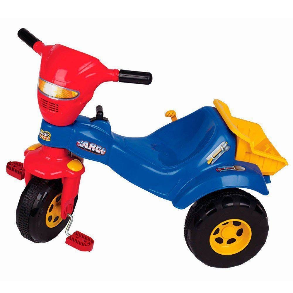 Motoca Triciclo Tico-Tico Com Proteção e Cabo Max - Magic Toys