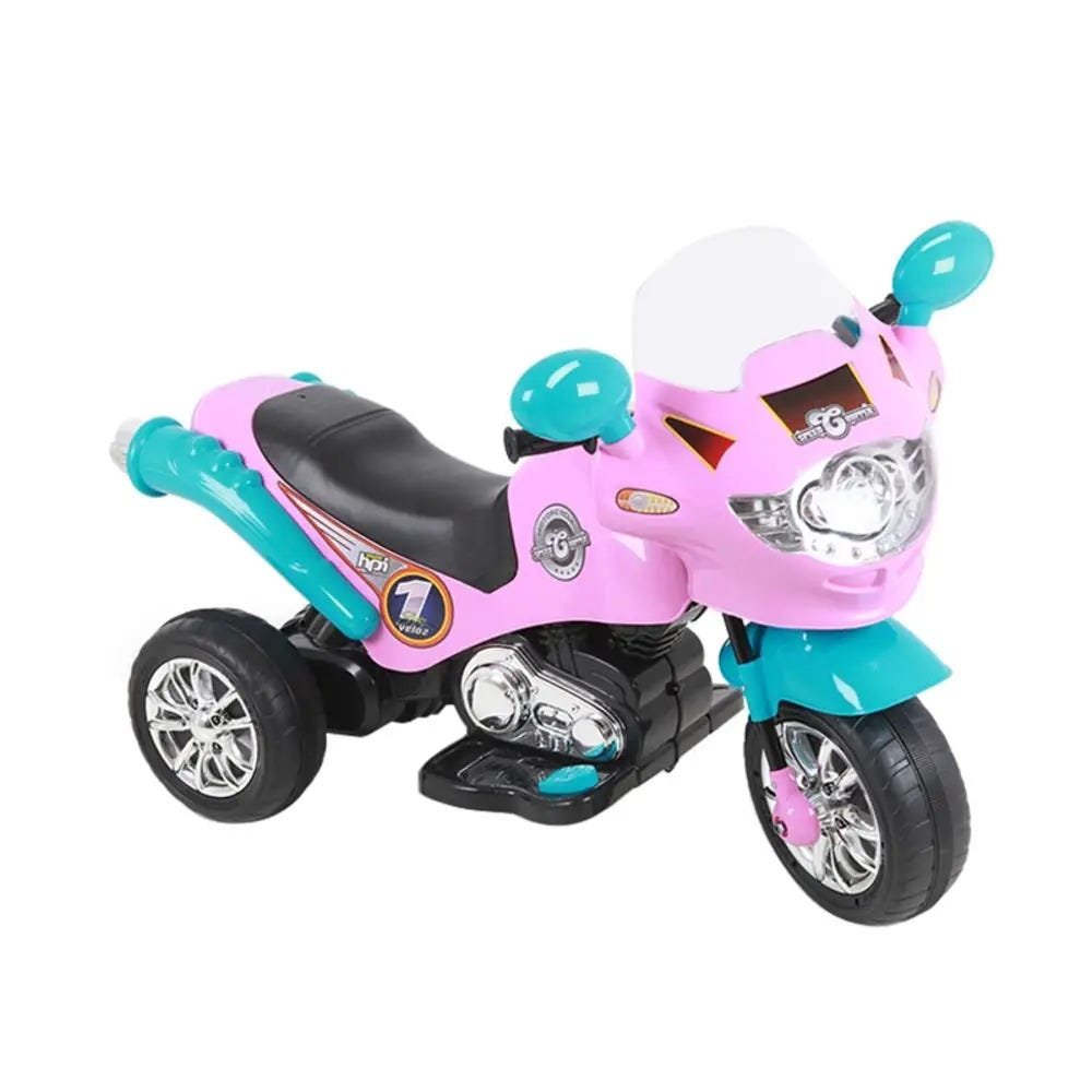 Triciclo Rosa Moto Elétrica Infantil Brinquedo Menina Xt3 6v