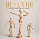 Ver imagem 1 de Boneco Articulado para Desenho P Madeira e Haste de Metal 30cm Amadeirado com Base Removível