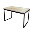 Ver imagem 2 de Mesa Escrivaninha Office Tampo Grosso 25mm Industrial 1,20m Amantea/preto