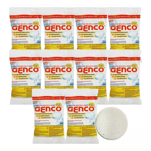 Kit 10 Tabletes Pastilhas Multi Ação 3x1 T200 Genco
