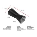 Ver imagem 2 de Dosador Copo Duplo Preto Aço Inox Drink Bartender 25 e 50ml