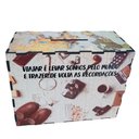 Ver imagem 1 de Cofre Nosso Destino Desafio Juntar Dinheiro Viagem Junte 20 Mil em Mdf