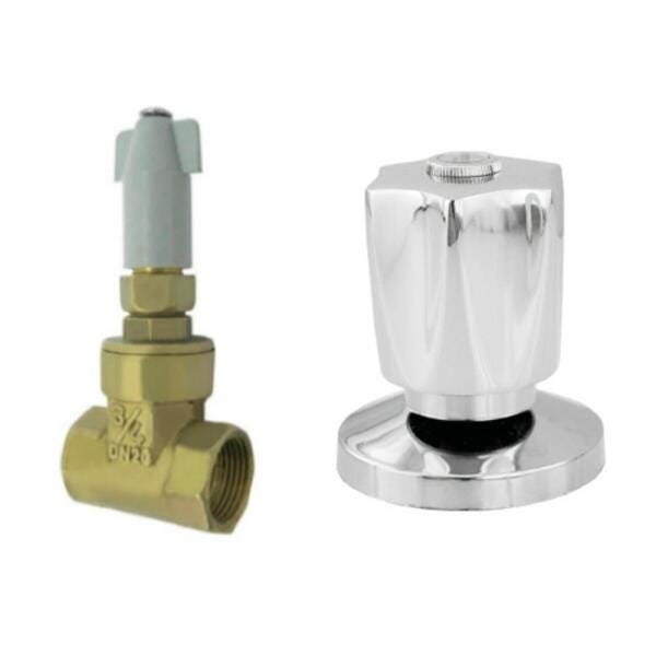 Registro de Gaveta Romar com Acabamento C50 Luny 3/4" 2509050 Cromado - 1