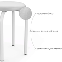 Ver imagem 2 de Banqueta Cozinha Baixa Empilhável Industrial Kit 4 Jully D03 - D’Rossi