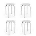 Ver imagem 4 de Banqueta Cozinha Baixa Empilhável Industrial Kit 4 Jully D03 - D’Rossi