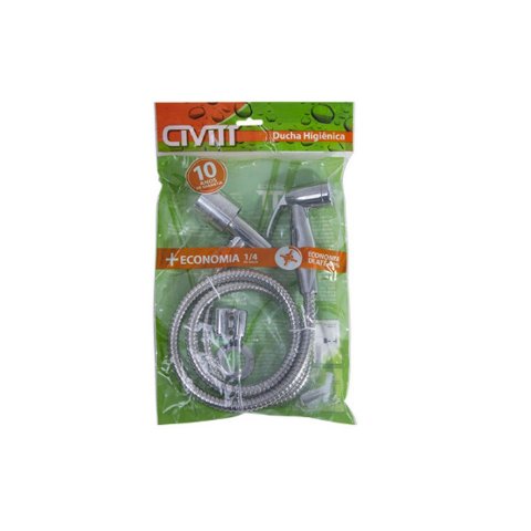 Ducha Higiênica Cromada C40 Acionamento 1/4 De Volta Civitt