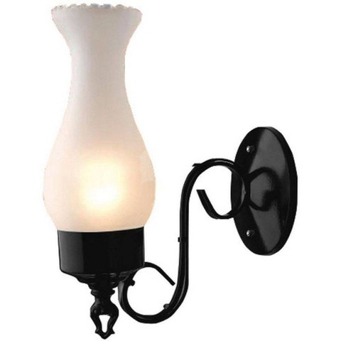 Arandela Colonial Preta 30cm Texas 270 Ideal