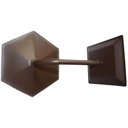 Ver imagem 3 de Arandela Colonial Marrom 20W Sextavada L-1-B Ideal
