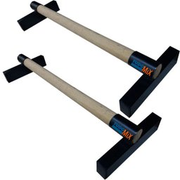 Barra Paralela Baixa Com Pegada Em Madeira - 1 Barra Paralela Baixa Com Pegada Em Madeira - 1