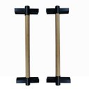 Ver imagem 2 de Barra Paralela Baixa Com Pegada Em Madeira