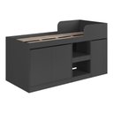 Ver imagem 4 de Cama de Solteiro Alta com Escrivaninha e 2 Portas para Colchão 188x78cm Multimóveis Cr40149