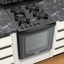 Ver imagem 1 de Fogão de Embutir 4 Bocas Glass Mesa Vidro Dako Preto Bivolt