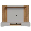 Ver imagem 6 de Painel Tv 65 Pol e Bancada Suspensa 177cm Ivai Cinamomo/off B02 - Mpozenato