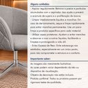 Ver mais imagens de Kit 2 Poltronas Giratória Linho Premium Base Alumínio Maya