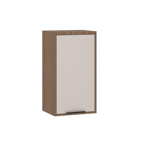 Armário Aéreo de Cozinha 40cm 1 Porta Aspen Luciane Móveis Vanilla/beige