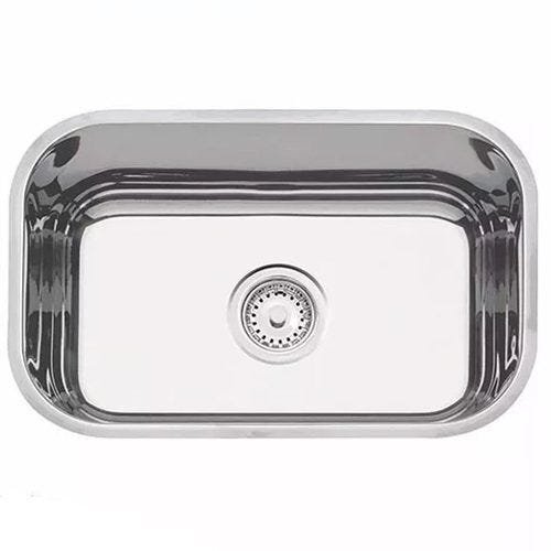 Cuba Retang Aço Inox N1 Polido 47x30x14 Tramontina 94083/507 Cor:Inox - 1