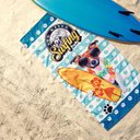 Ver imagem 1 de Toalha de Praia Lepper 55% Algodão e 45% Poliéster Dog Surf 70cmx140m Azul