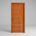 Ver imagem 4 de Porta Moderna Interna ou Externa Alto Padrão Casa Luxuosa:Mogno