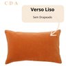 Capa Almofada Veludo Retangular Baguete 30x50 - Terracota - 5
