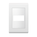 Ver imagem 4 de Kit C/5 Placa 4x2 1 Posição Weg Refinatto Style Branco Acetinado