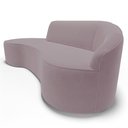Ver imagem 7 de Sofá Living 4 Lugares 280cm Braço Direito Mozart D06 Veludo Rosê - Mpozenato