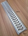 Ver imagem 3 de Ralo Pluvial 10x100 com Suporte e Tela Anti Insetos - Escovado(2 Ralos de 50cm)- Znubi Grelhas & Cia