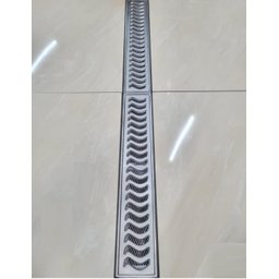 Ralo Pluvial 10x100 com Suporte e Tela Anti Insetos - Escovado(2 Ralos de 50cm)- Znubi Grelhas & Cia - 7