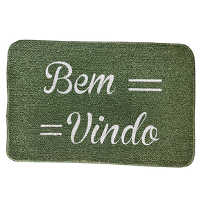 Capacho Estampado 40x60 100% Propileno - Verde