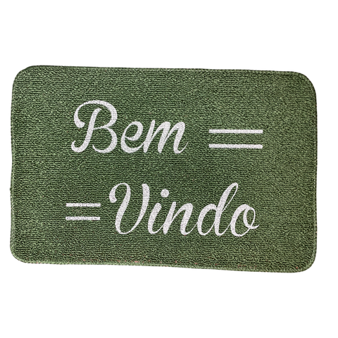 Capacho Estampado 40x60 100% Propileno - Verde