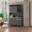 Ver imagem 1 de Kit Alice 1,30 Cinza - Vrk Comercio On-Line