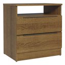 Ver imagem 3 de Mesa de Cabeceira Madesa 3227 com 2 Gavetas